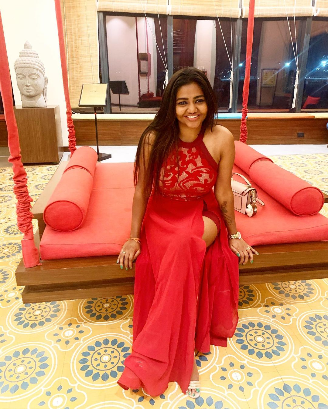  நடிகை ஷாலு ஷம்மு ( Image : Instagram @shalushamu )