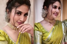 பளபளக்கும் பட்டுப்புடவையில் நடிகை சினேகா -லேட்டஸ்ட் க்ளிக்ஸ்