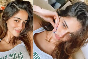 அனன்யா பாண்டேவின் நோ மேக்கப் செல்ஃபீஸ்..