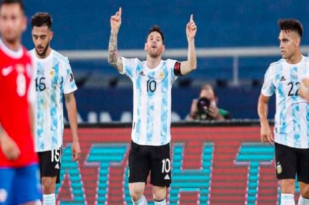 மெஸ்ஸியின் அபார ஃப்ரீ கிக் கோல் வீண்- சிலியுடன் ட்ரா செய்த அர்ஜெண்டீனா