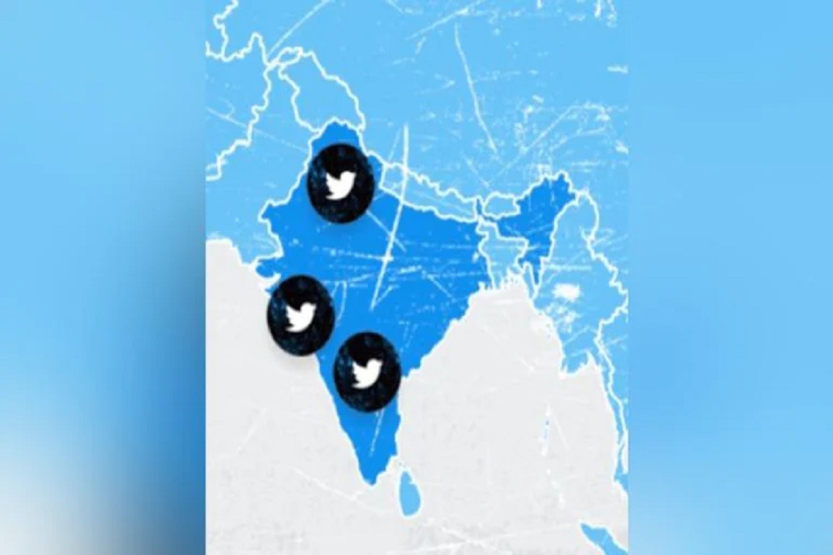 காஷ்மீர், லடாக் பகுதிகளை இந்திய வரைபடத்தில் இருந்து தூக்கிய ட்விட்டர்