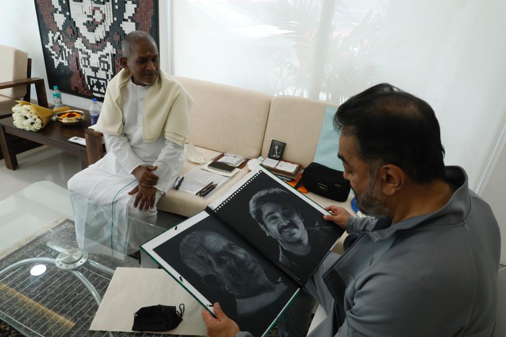 இளையராஜாவை தனது சகோதரர் என பல மேடைகளில் குறிப்பிட்டுள்ளார் கமல்.
