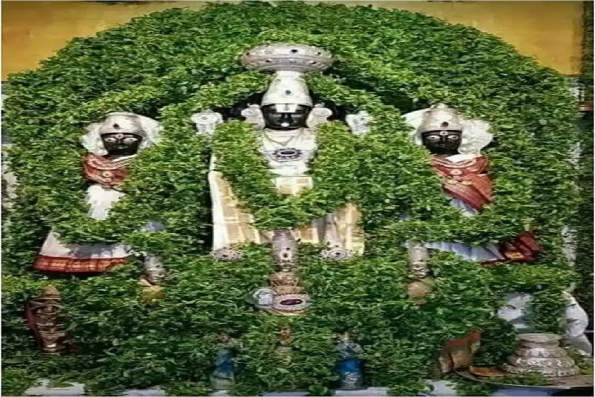 துளசி மாலையுடன் பெருமாள்