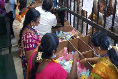 வாக்கு எண்ணிக்கை - மாதிரிப்படம்