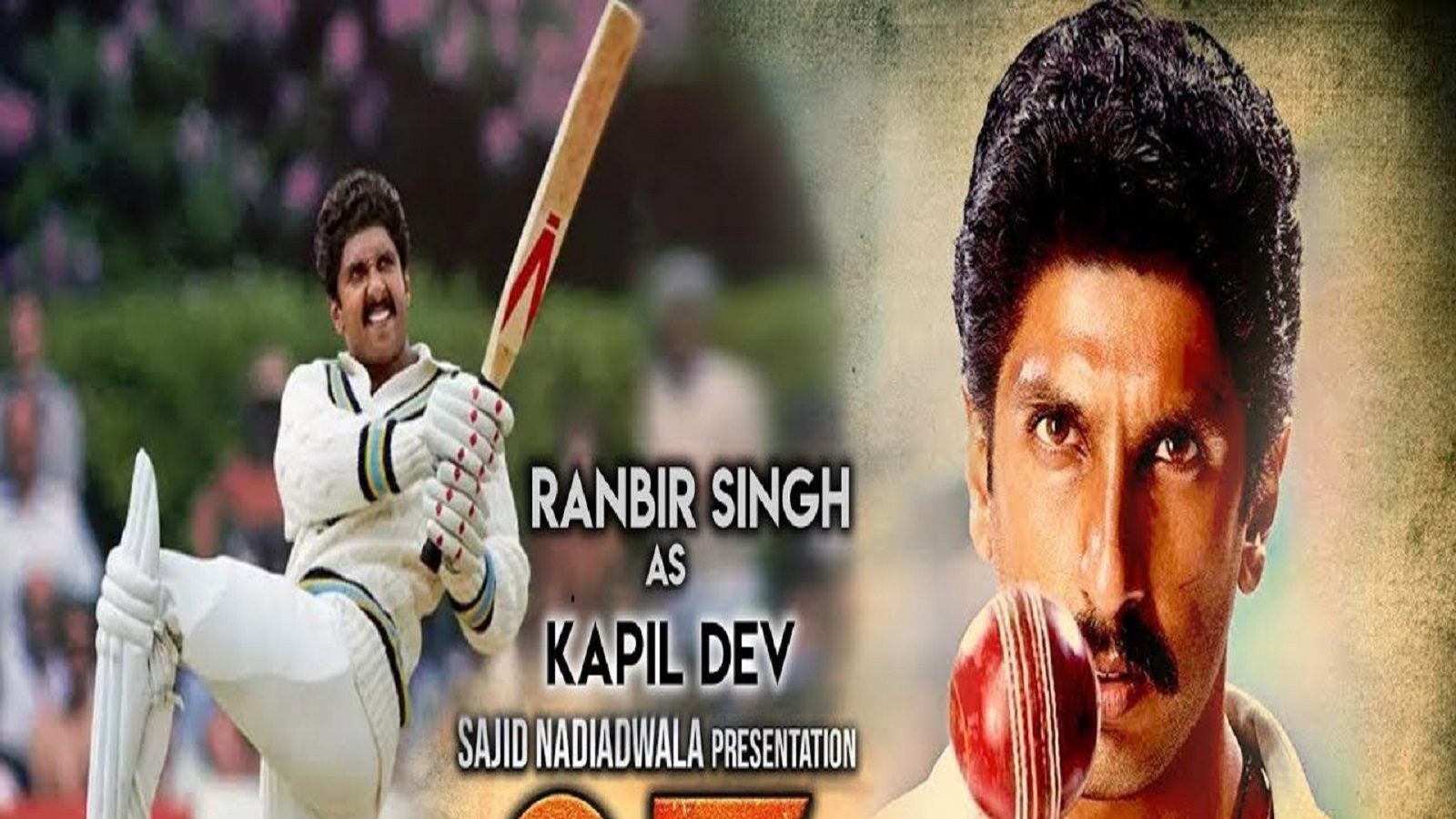 உலகக் கோப்பை வரலாற்றை மாற்றி எழுதிய இந்திய அணி... '83' படத்தின் டிரெய்லர் வெளியீடு