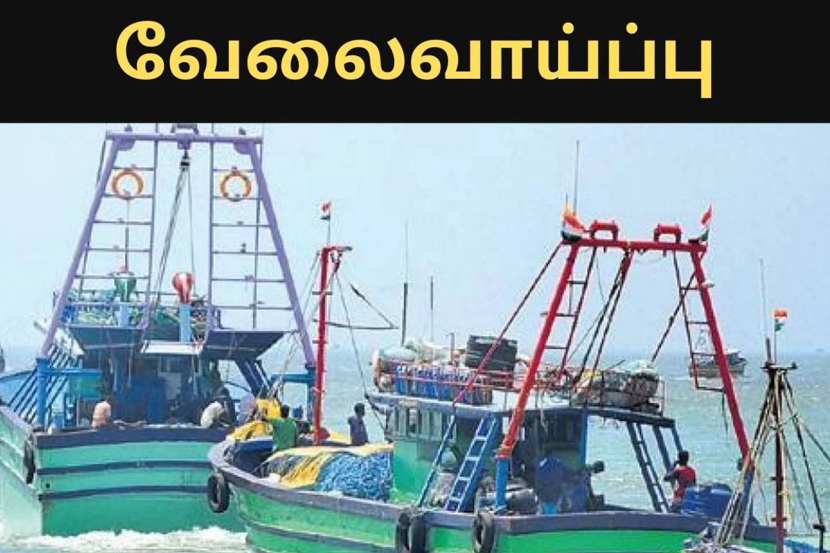 தமிழக மீன்வளத்துறையில் மீன்வள உதவியாளர் பணி