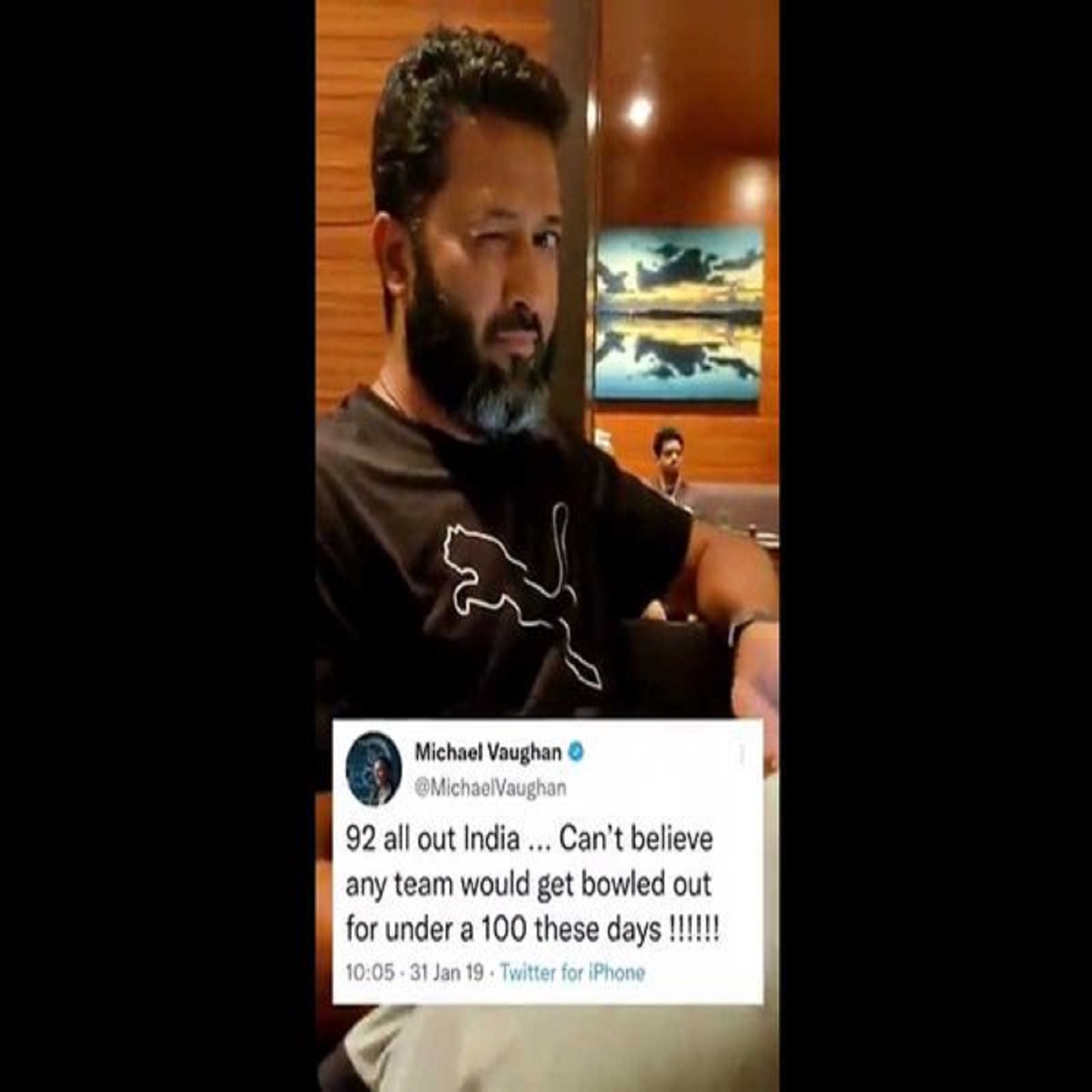 நாங்க 92 ஆல் அவுட் ஆனதை கிண்டல் செஞ்சியே இப்ப என்ன ஆச்சு?