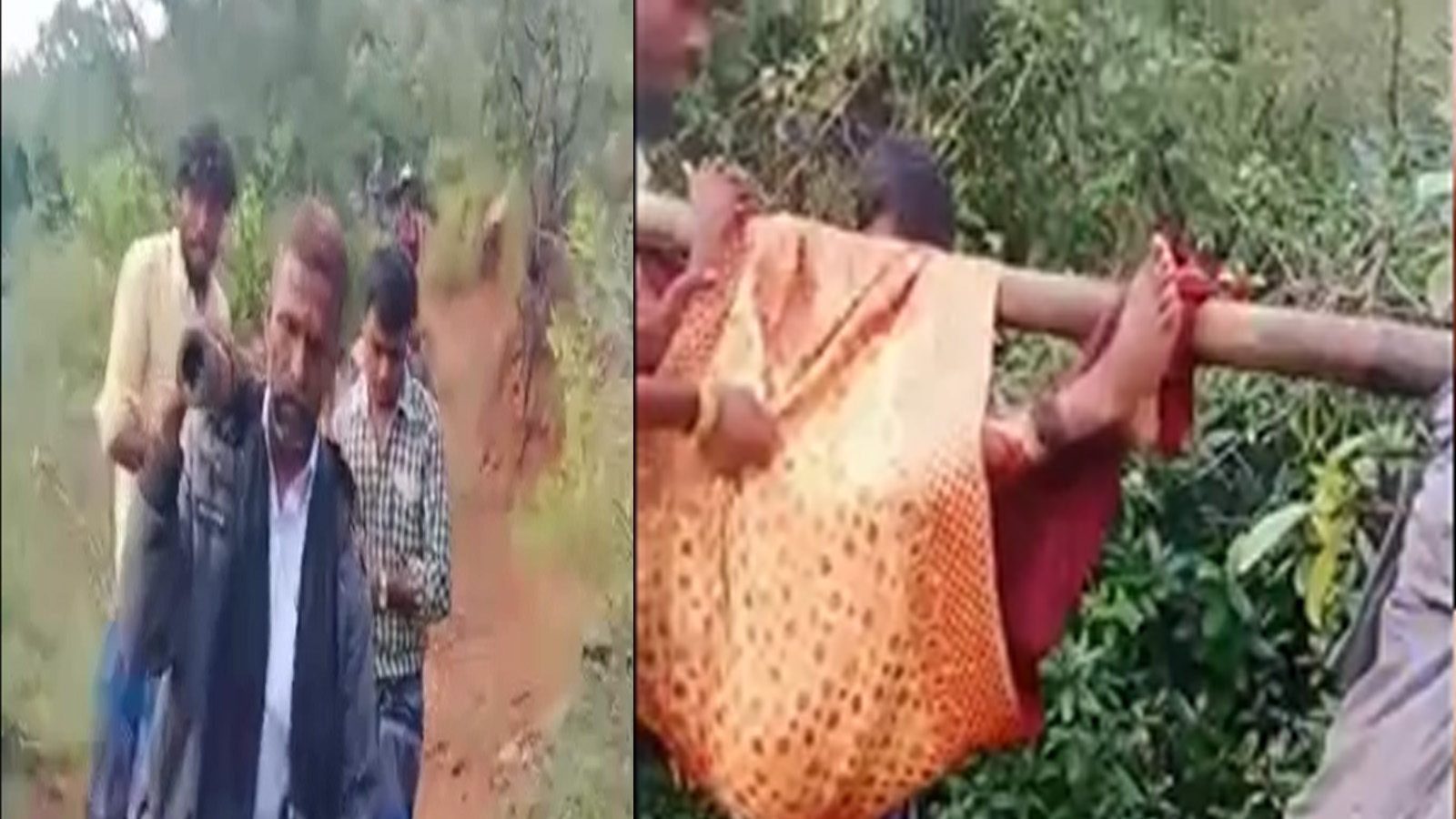 கர்ப்பிணியை 6 கி.மீ டோலிகட்டி சுமந்து வந்த மக்கள் - உயிரை பணயம் வைக்கும் கர்ப்பிணிகள்