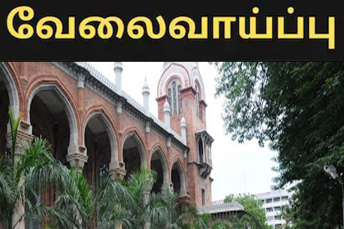 சென்னை பல்கலைக்கழகத்தில் உதவிப்பேராசிரியர் வேலை- உடனே விண்ணப்பிக்கவும்