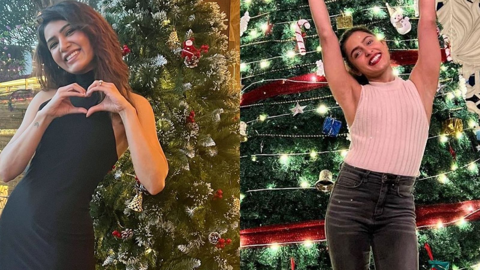 சமந்தா முதல் சம்யுக்தா வரை.. பிரபலங்களின் கிறிஸ்துமஸ் கொண்டாட்ட புகைப்படங்கள்