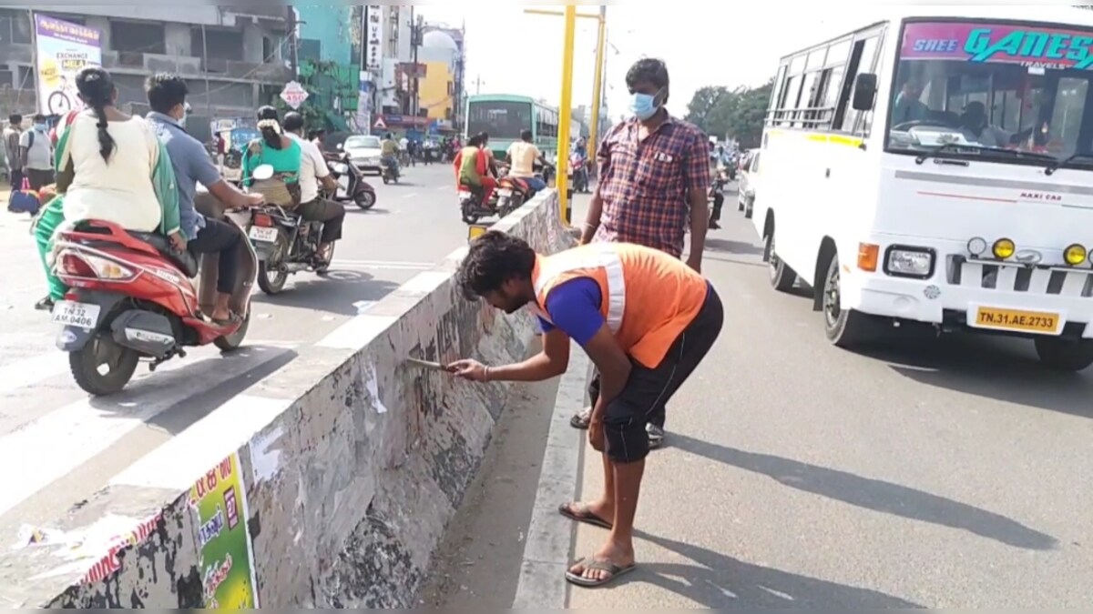 விழுப்புரம்: அழிக்கப்படும் சுவர் விளம்பரங்கள்- காரணம் இதுதான் 