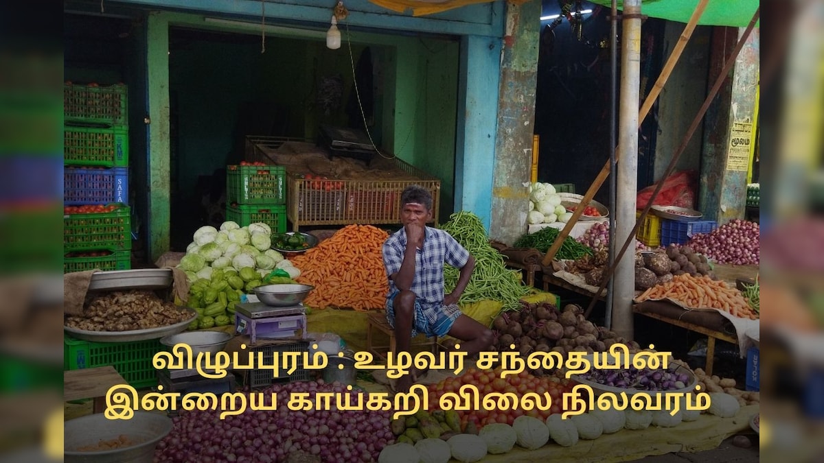 விழுப்புரம் : இன்றைய உழவர் சந்தையின் காய்கறி விலை நிலவரம்