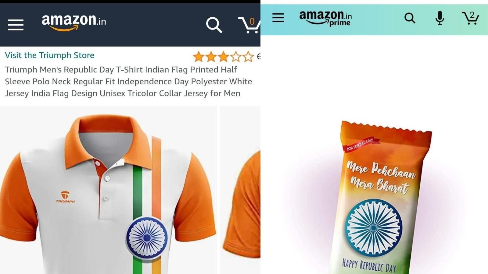 தேசியக் கொடியை அவமானப்படுத்தியதா அமேசான் ஆன்லைன் வர்த்தக நிறுவனம்? சமூக வலைதளங்களில் கடும் எதிர்ப்பு