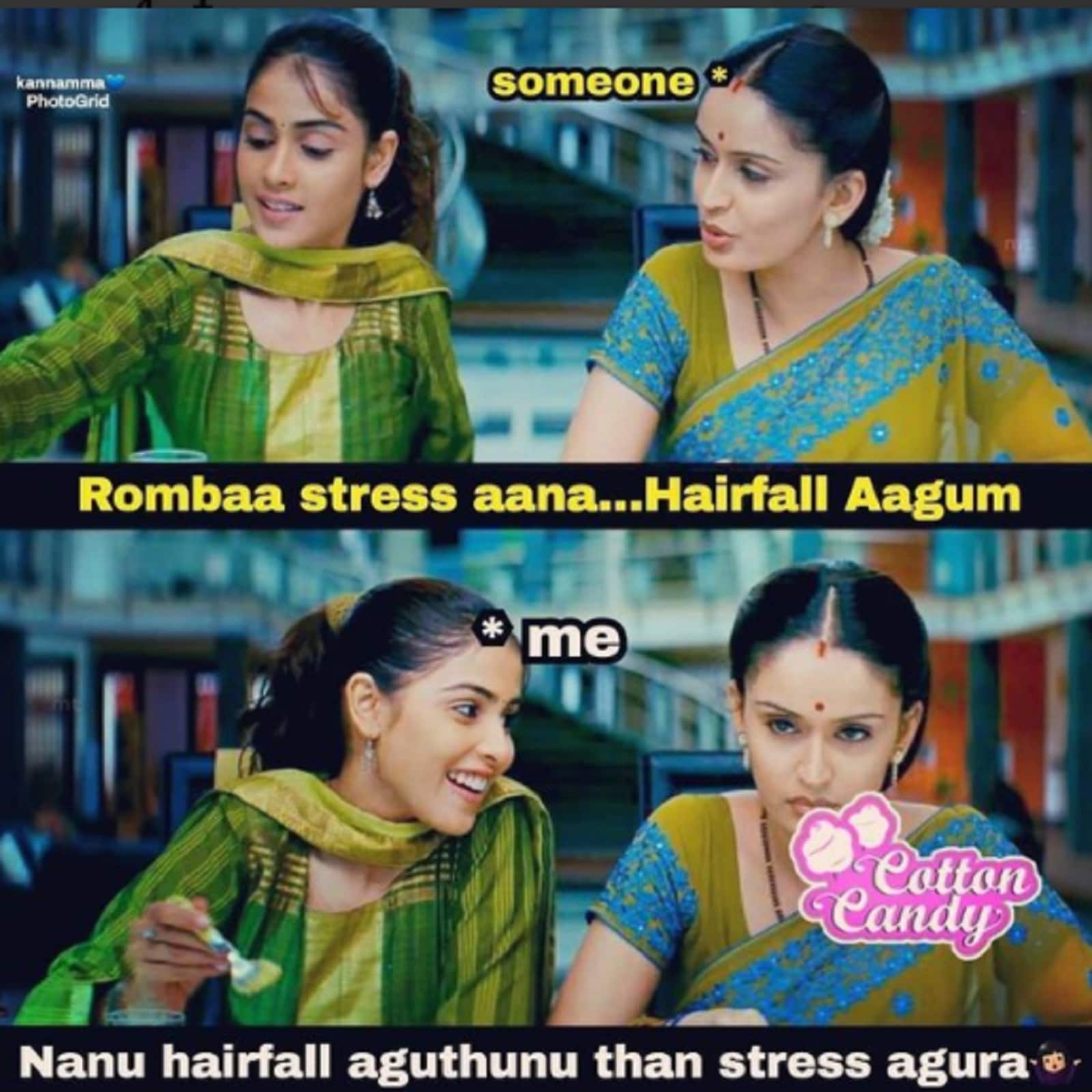 Funny Hair fall problem solution meme  Hindi Memes