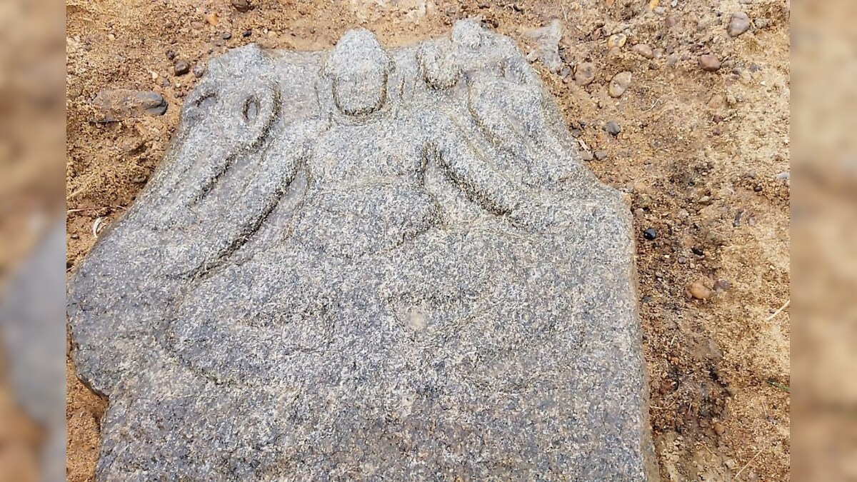 விழுப்புரம்: தென்பெண்ணை ஆற்றில் 1,200 ஆண்டு பழமையான மூத்த தேவி சிற்பம் கண்டுபிடிப்பு