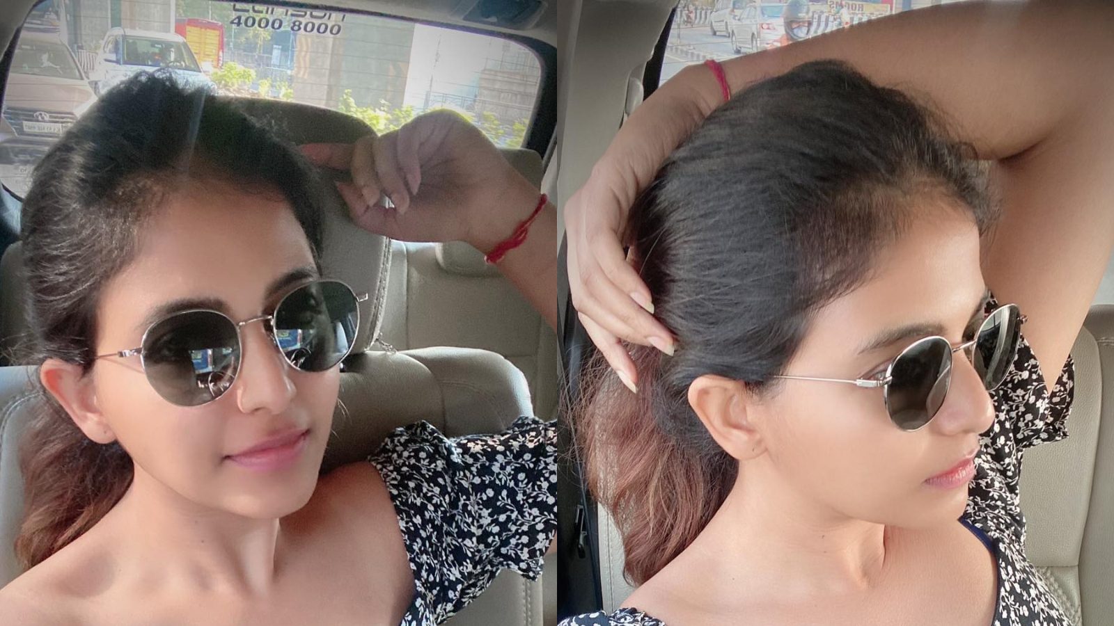 கூலிங் கிளாஸில் கெத்து காட்டும் நடிகை அஞ்சலி..