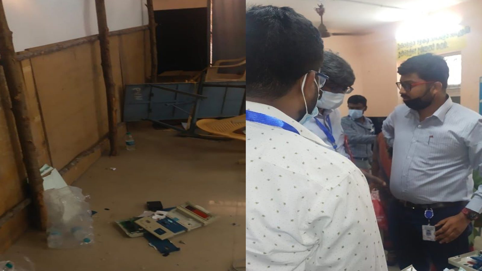 வாக்குச்சாவடிக்குள் நுழைந்து EVM மெஷினை உடைத்த திமுகவினர் - மூன்று பிரிவுகளில் வழக்குப்பதிவு