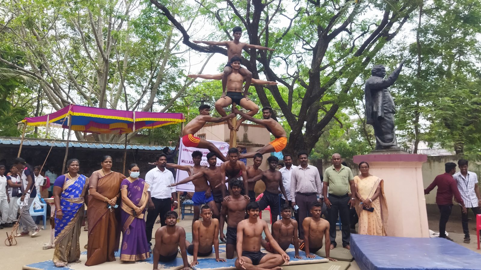 தேசிய அளவிலான மல்லர்கம்ப போட்டியில் பங்கேற்கவிருக்கும் பல்கலைக்கழக அணி - மாணவர் தேர்வுக்கான போட்டி