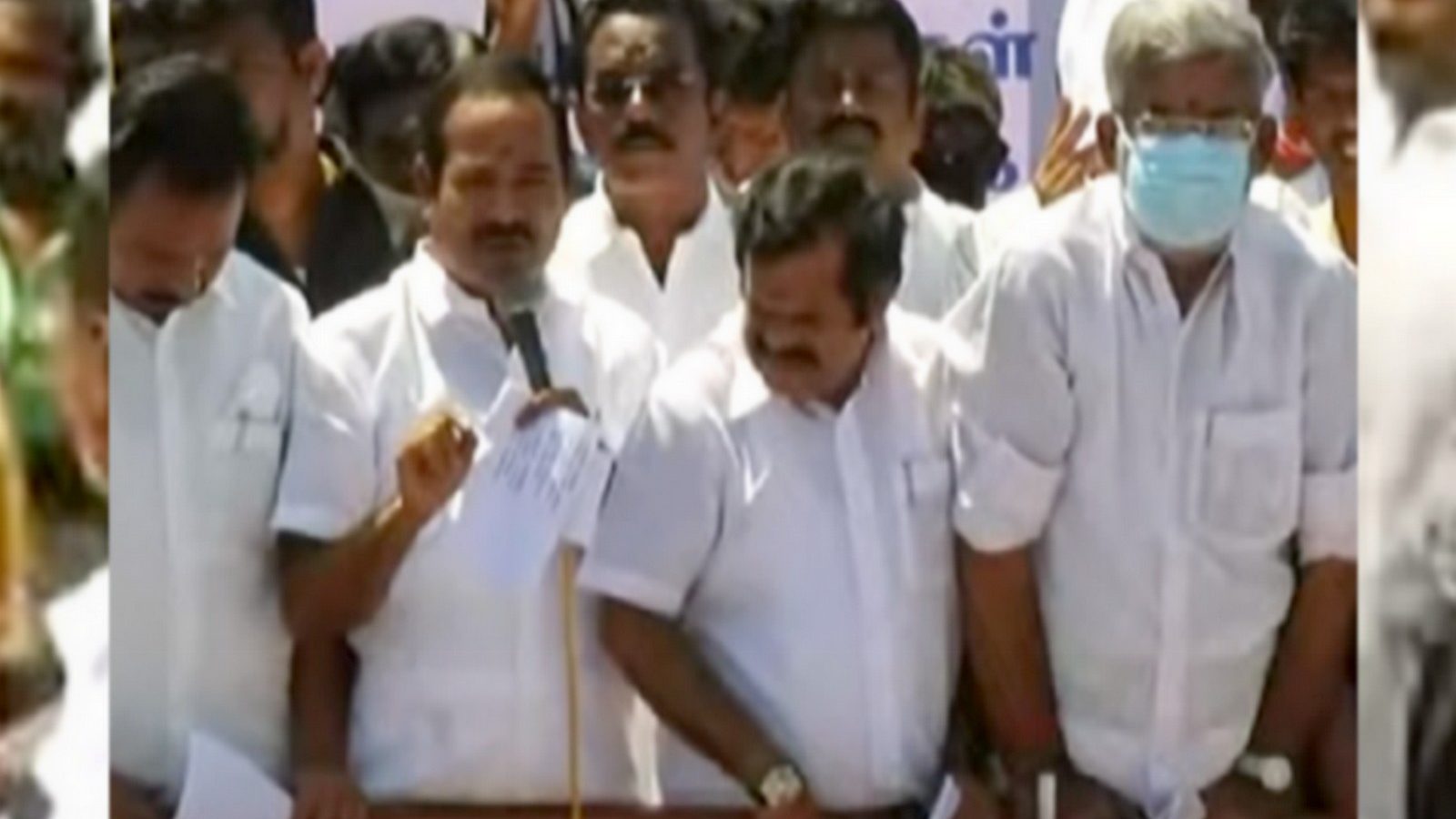 முன்னாள் அமைச்சர்கள் வெல்லமண்டி நடராஜன், வளர்மதி உள்ளிட்ட அதிமுகவைச் சேர்ந்த 550 பேர் மீது வழக்குப்பதிவு