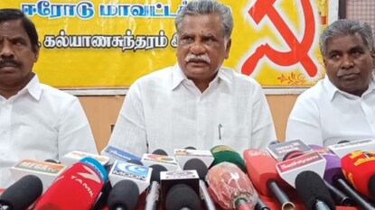 இந்திய கம்யூனிஸ்ட் மாநில செயலாளர் முத்தரசன்