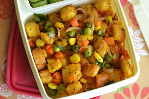 வெஜிடபிள் பிரெட் உப்புமா