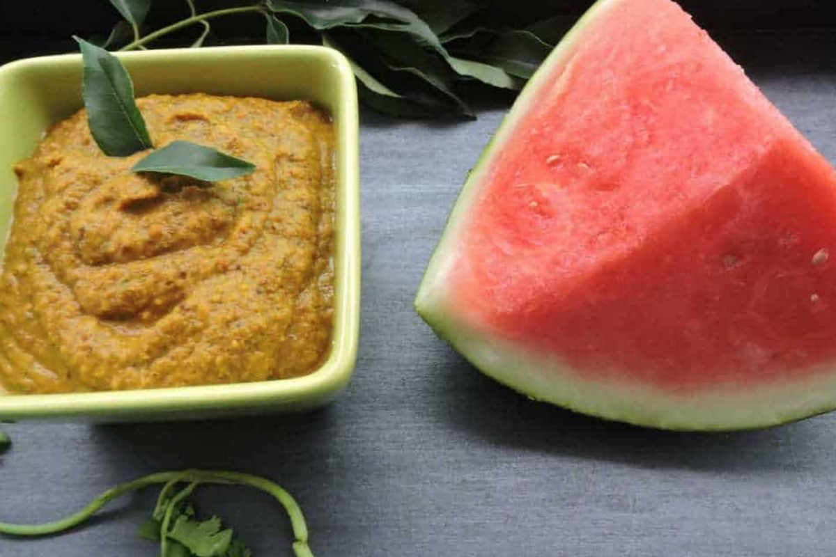 தர்பூசணி பழத்தில் சட்னி கூட அரைக்கலாமா..? செம்ம ருசியா இருக்கும்...