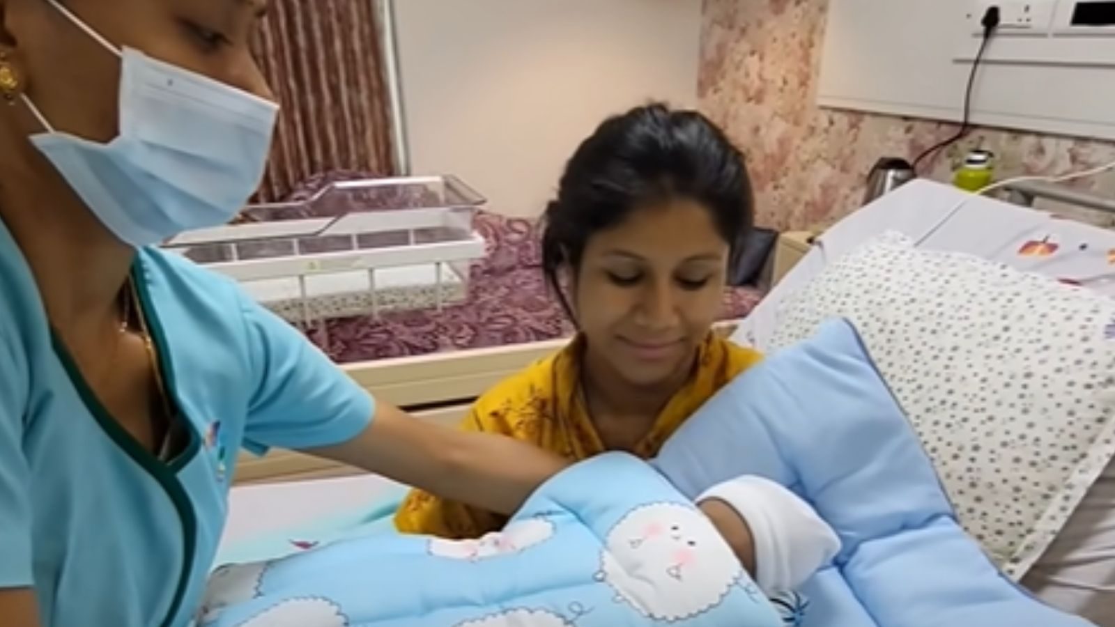 ஆல்யா மானசா தனது மகனை முதன்முறையாக கைகளில் வாங்கிய தருணம் - வைரலாகும் வீடியோ!