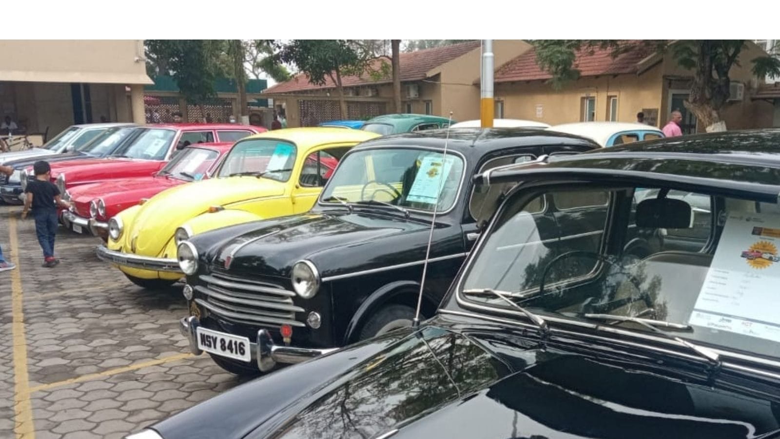 Vintage car Coimbatore festival weeded out with vintage cars