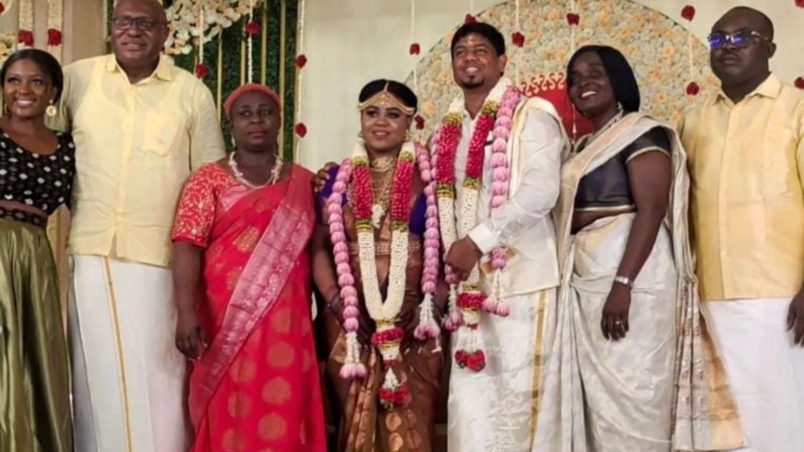 ஆப்ரிக்க பெண்ணுக்கு இந்து முறைப்படி திருமணம்.. கோவை இளைஞர் மணந்தார்.