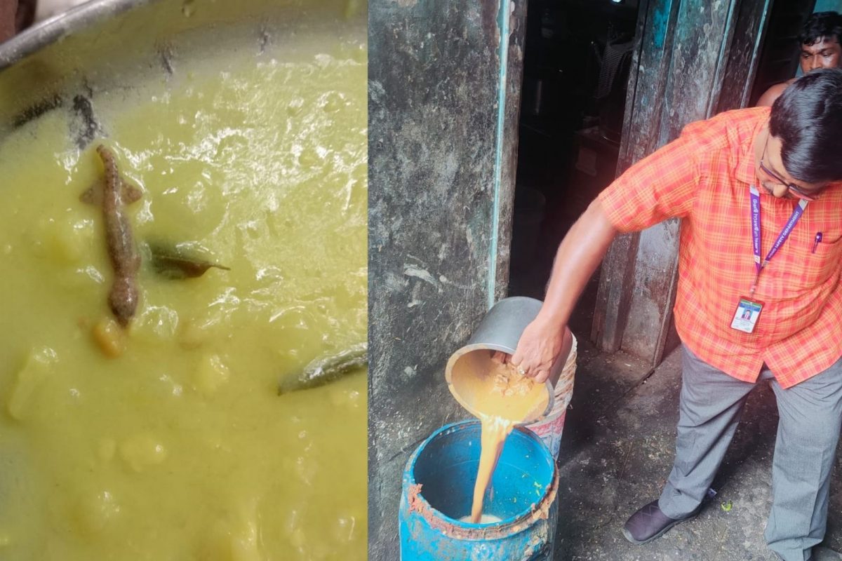 சால்னாவில் புழு