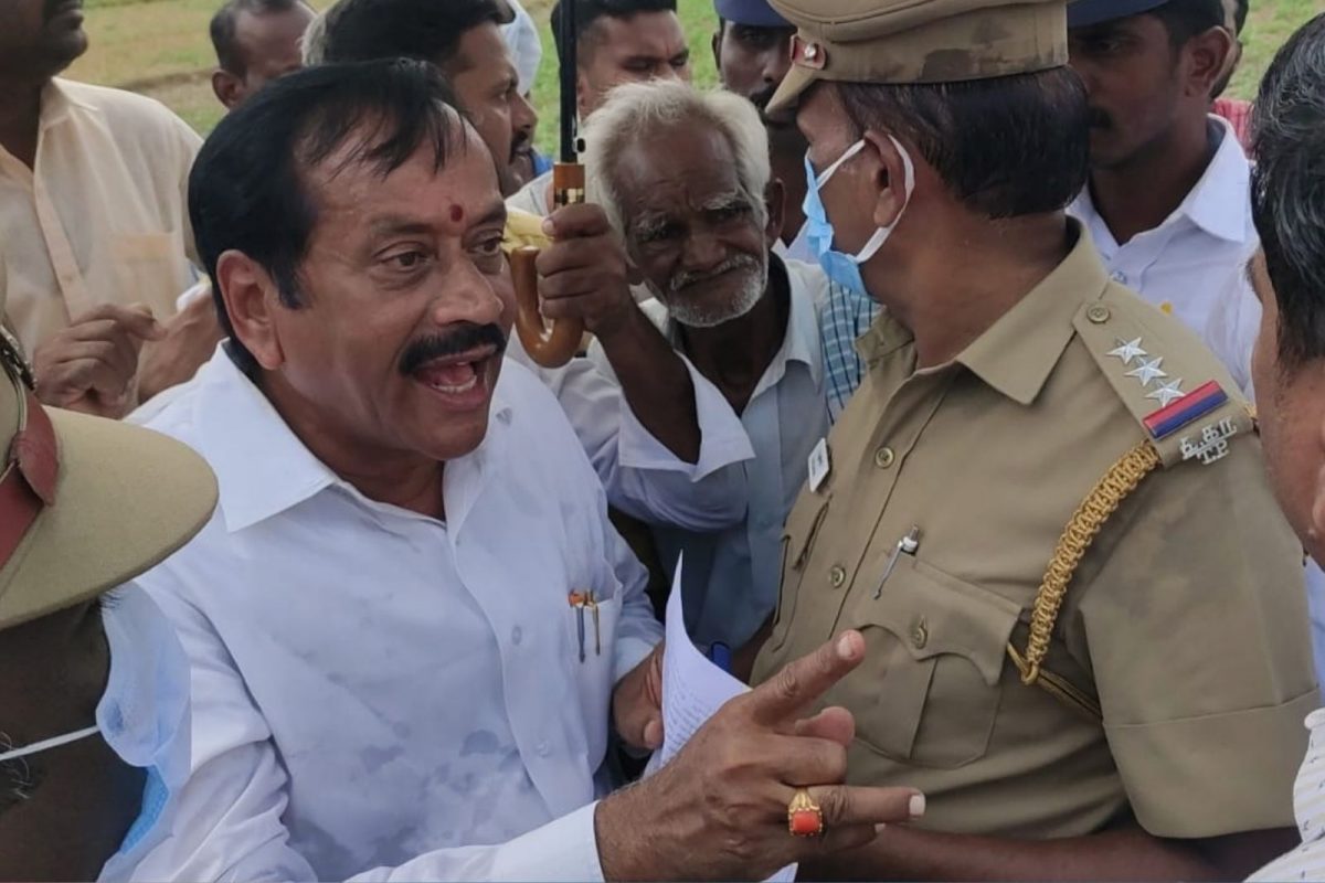 பாஜக தலைவர் ஹெச்.ராஜா திண்டுக்கல்லில் கைது ?