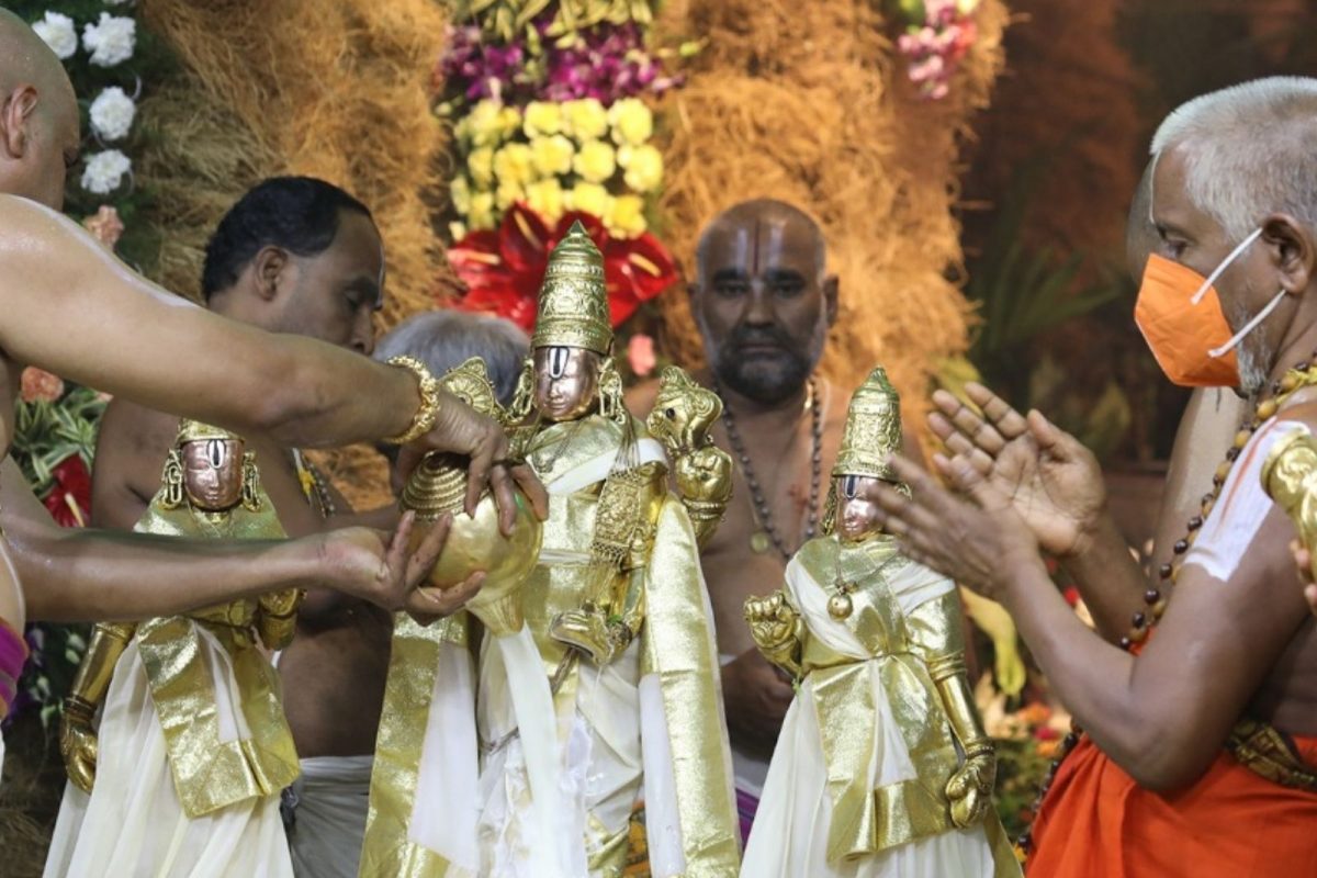 Tirupati | திருப்பதி ஏழுமலையான் கோவில் வசந்த உற்சவம் கோலாகலமாக இன்று துவங்கி நடைபெற்று வருகிறது.