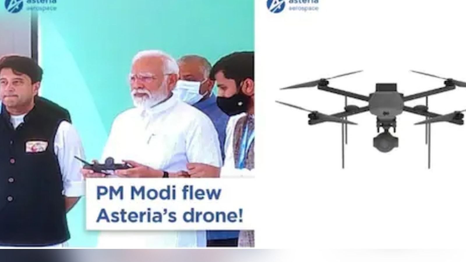 ட்ரோன் மகோத்ஸவத் 2022: பெங்களூர் ஸ்டார்ட் அப் நிறுவன ட்ரோனை பறக்கவிட்ட பிரதமர் மோடி