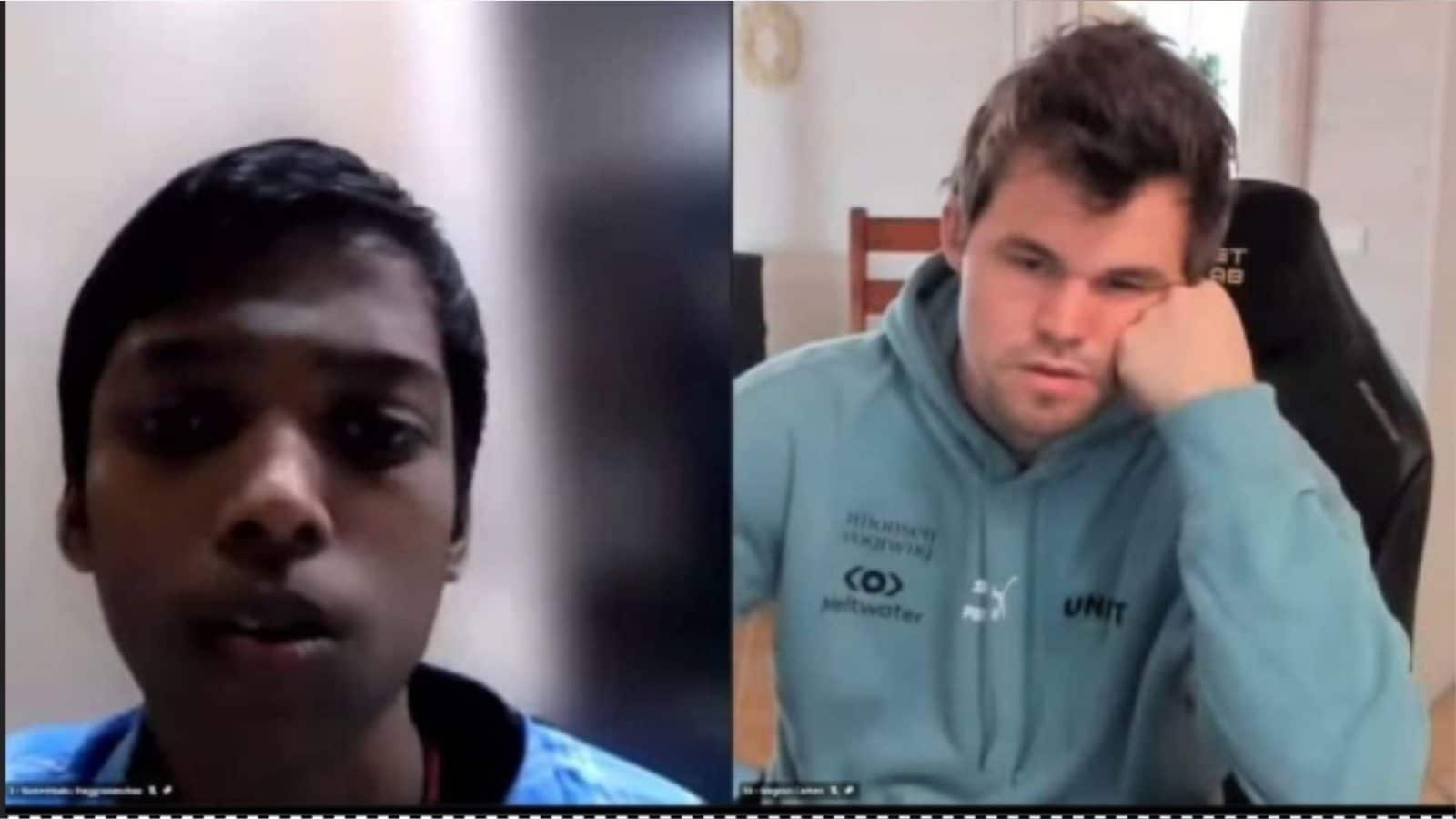 கார்ல்சனை மீண்டும் வீழ்த்தினார் பிரக்ஞானந்தன்..!