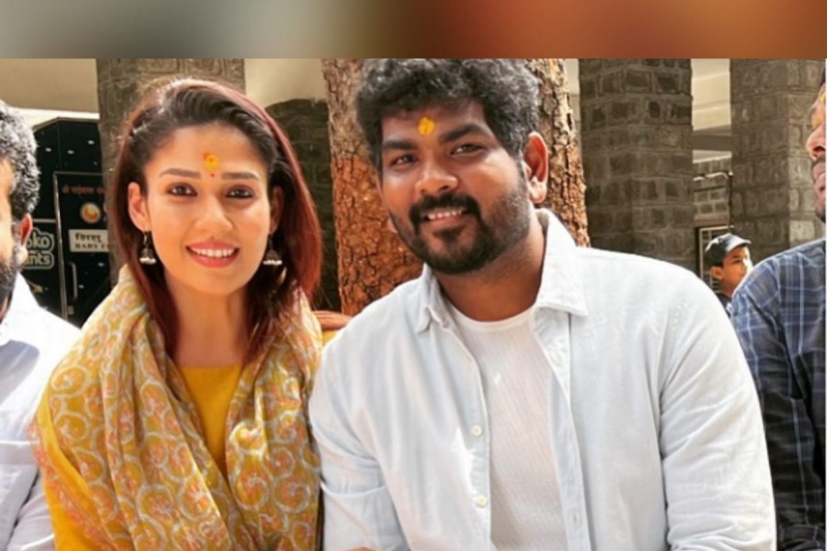 திருச்சியின் மருமகளே.. புன்னகையித்து சென்ற நயன்தாரா