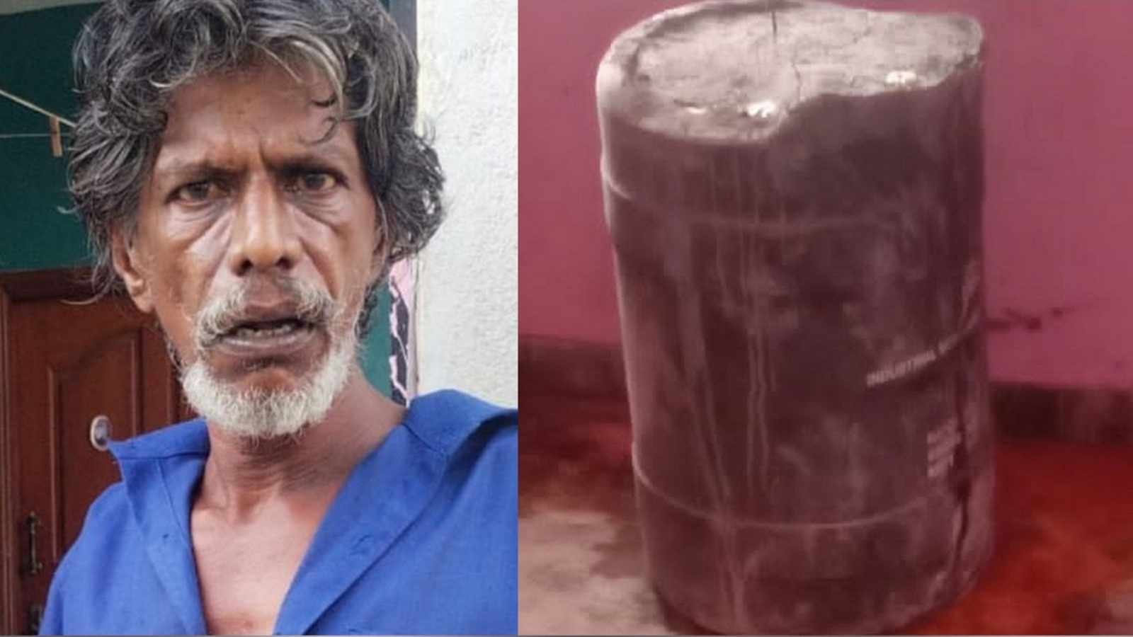 தாயின் உடலை ட்ரமில் போட்டு சிமெண்ட் பூசி மூடிய மகன்.. போலீஸ் விசாரணையில் அதிர்ச்சி தகவல்