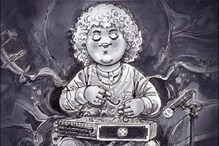 சாந்தூர் மேஸ்ட்ரோக்கு Monochrome Creative மூலம் அஞ்சலி செலுத்திய Amul!