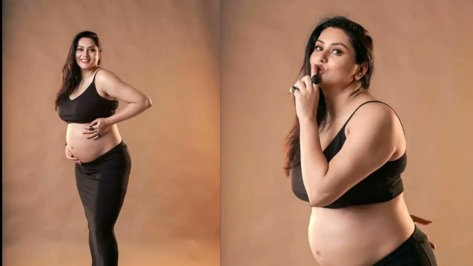 உனக்காகத்தான் இவ்வளவு நாள் வேண்டினேன்... கர்ப்பத்தை அறிவித்த நமீதா!