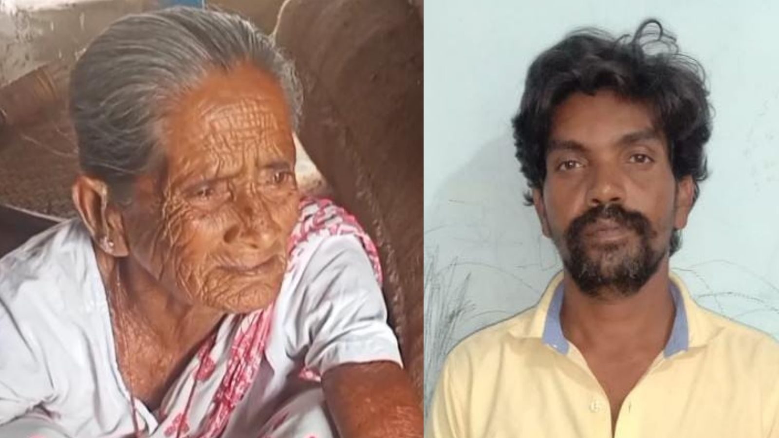 மூதாட்டியிடம் நகைபறிப்பு... சாப்பாடு போட்ட என்கிட்டயே நகை பறிச்சுட்டானே என கண்ணீர்