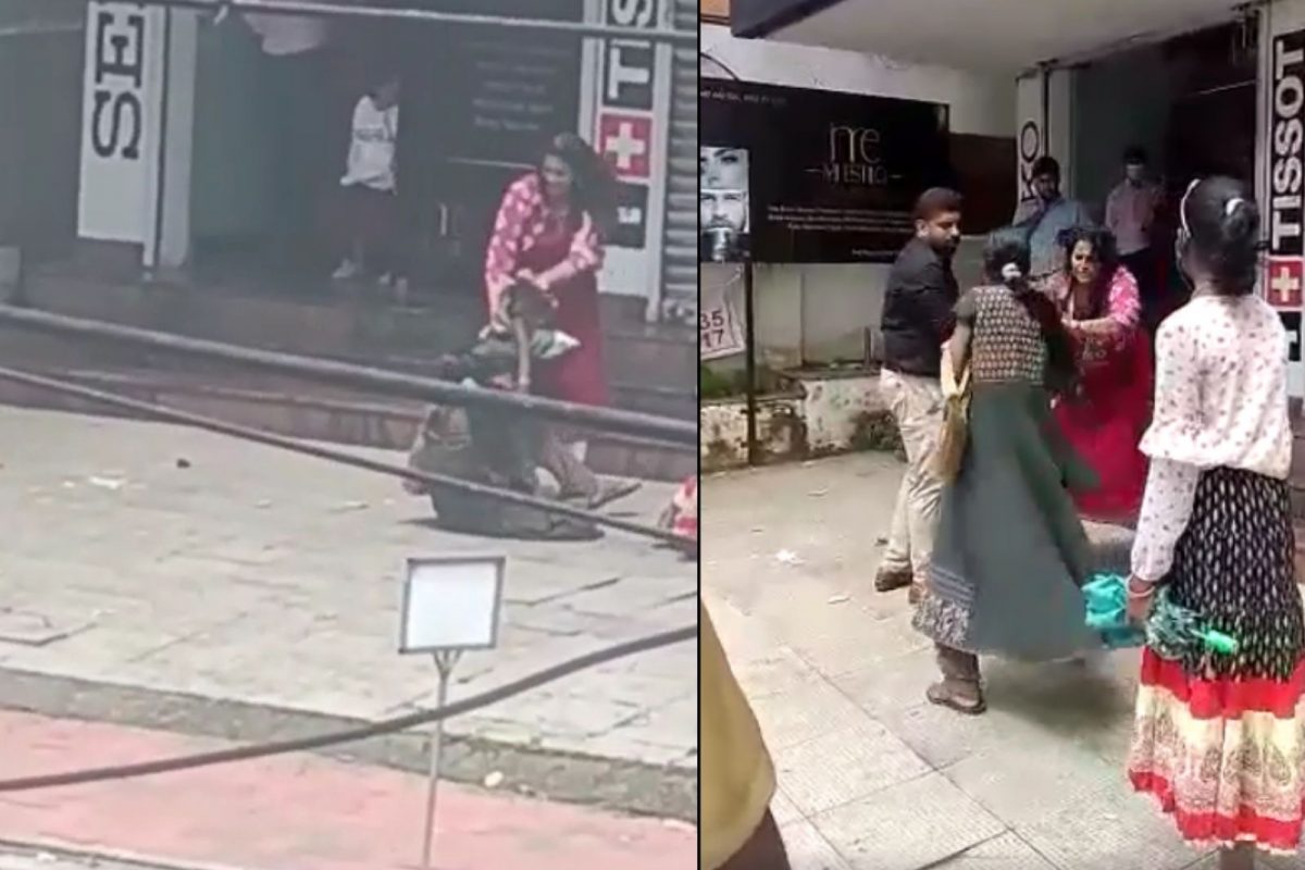 கடை முன் செல்போன் பேசிய பெண்ணை அடித்த பியூட்டி பார்லர் உரிமையாளர்