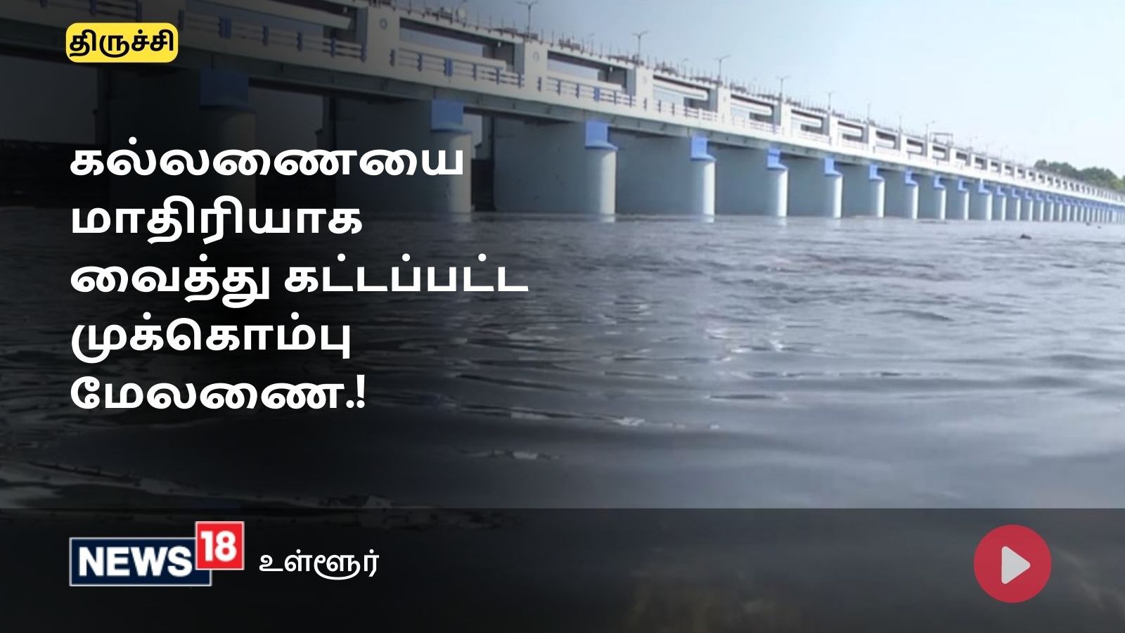 Trichy : திருச்சியின் அடையாளமான முக்கொம்பு அணையின் மகத்துவம் அறிவோம்..