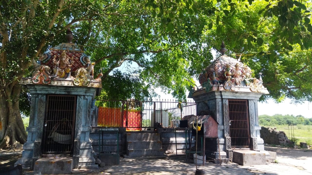 கம்பர் வழிபட்ட சின்னசெவலை காளி கோவில் Villupuram-8