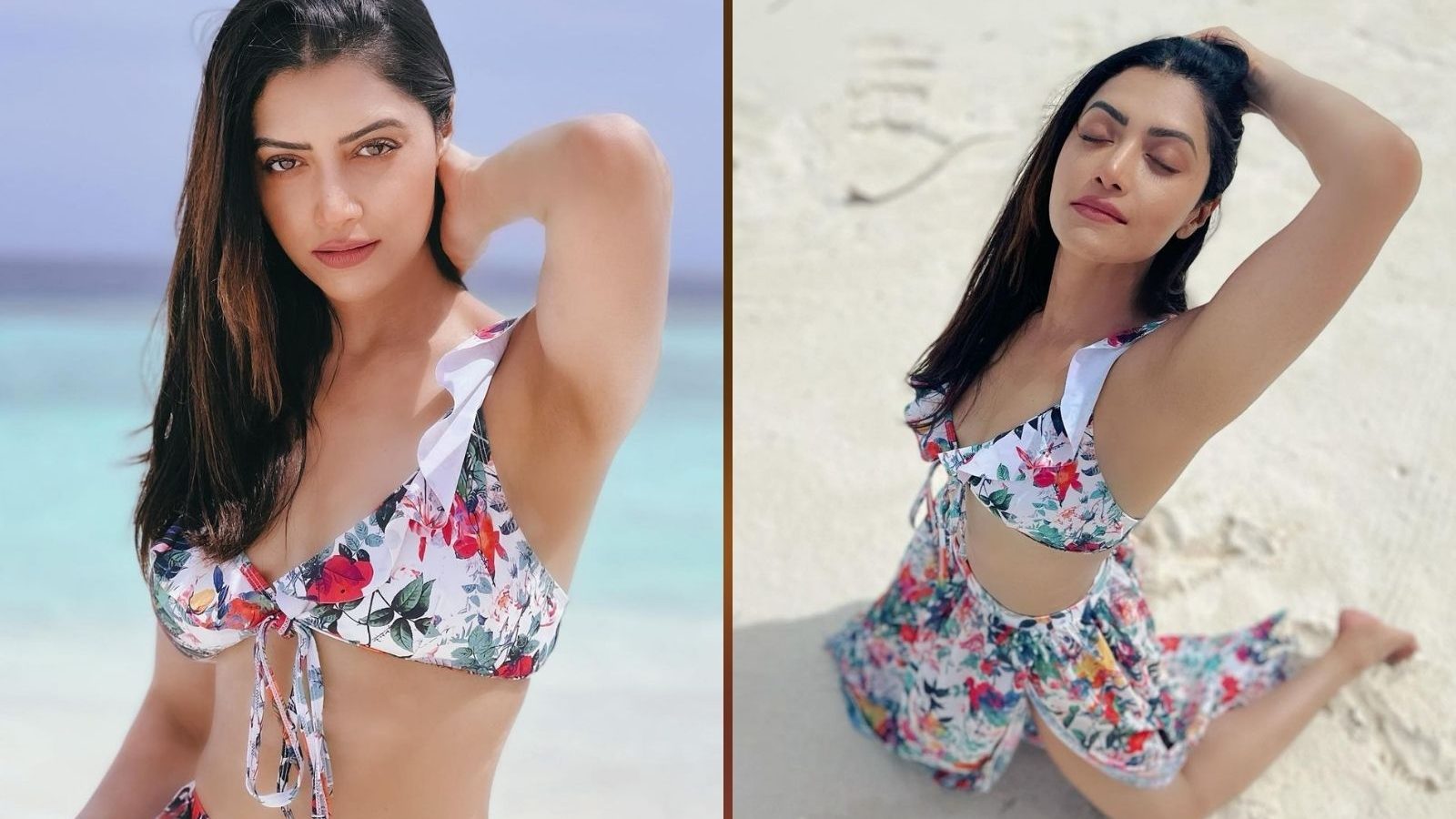 மாலத்தீவில் நடிகை மம்தா மோகன்தாஸ் - நியூ போட்டோஸ்