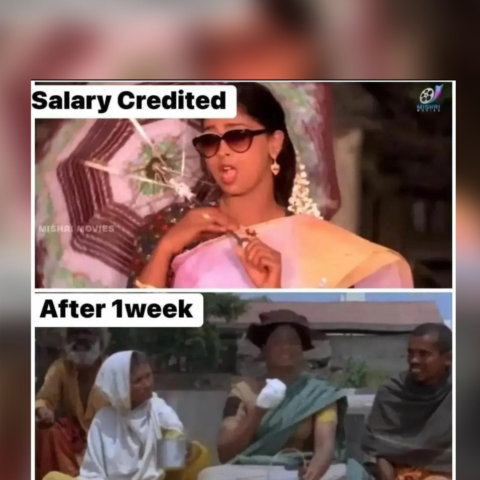 வாமா மின்னலுன்ற மாதிரில salary வந்ததே தெரியாமா காணாமா போயிடுது.. salary day  பரிதாபங்கள்!