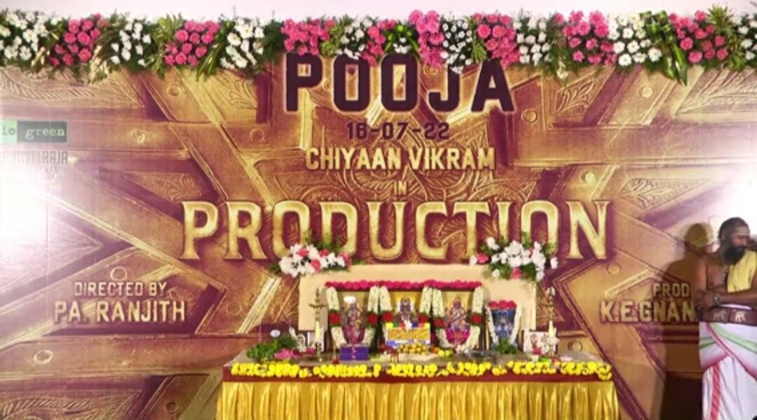 Vikram 61 shooting started pa ranjith vikram combo next untitled vikrams next movie pooja