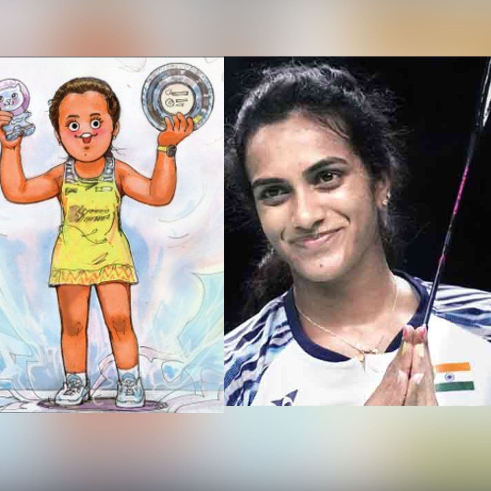 Pv Sindhu  A3 Poster  Frankly Wearing