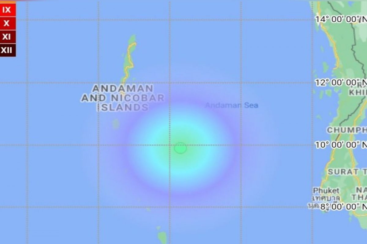 அந்தமானில் 4.4 ரிக்டர் அளவுகோலில் நிலநடுக்கம்!
