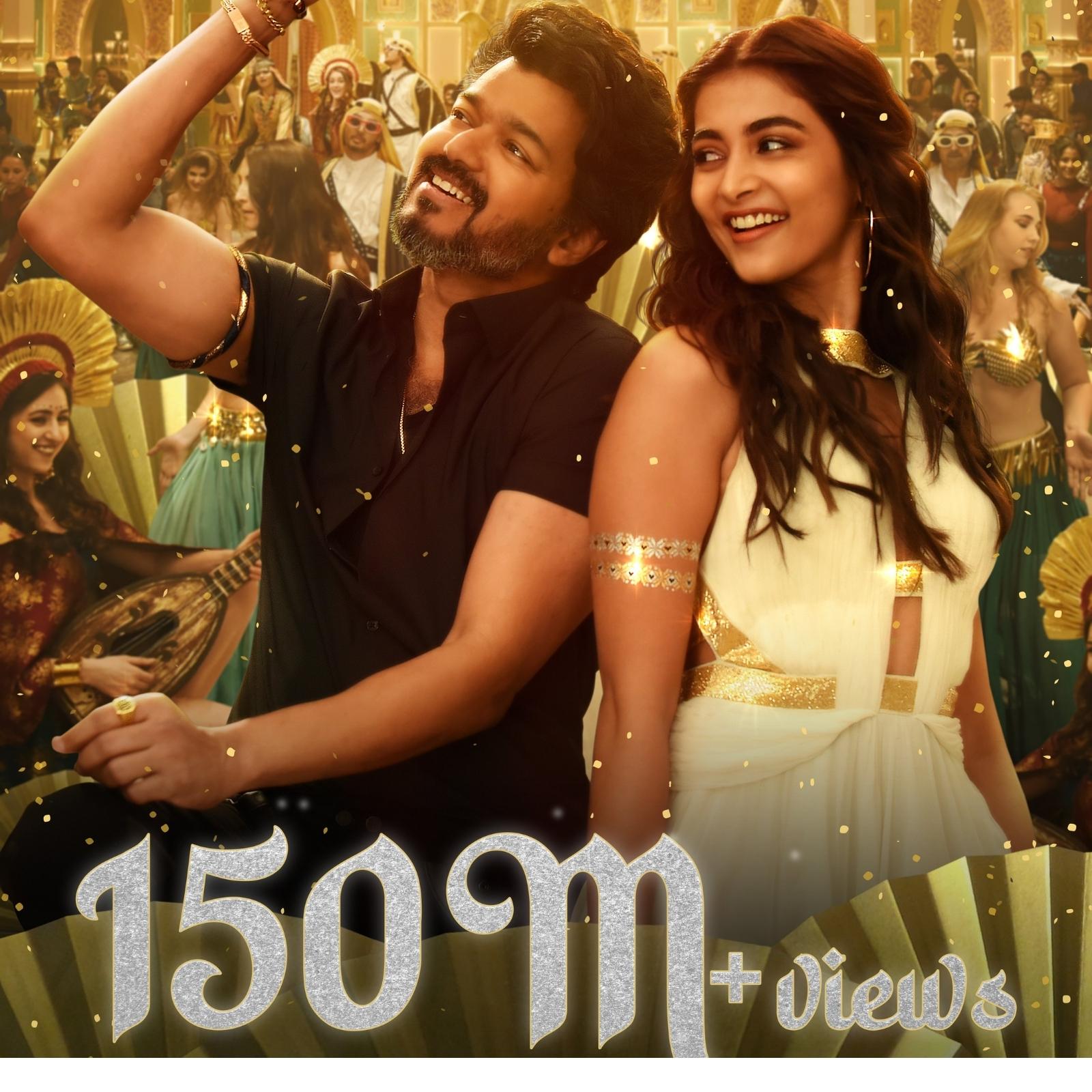 யூடியூபில் 150 மில்லியன் பார்வைகளைக் கடந்தது ‘அரபிக்குத்து’