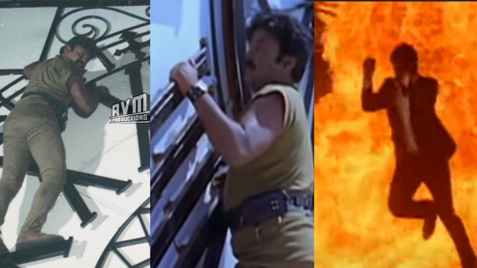 அடிப்படை பாதுகாப்புகூட இல்லாமல் சண்டைக் காட்சியில் விஜயகாந்த் செய்த சாகசங்கள்…