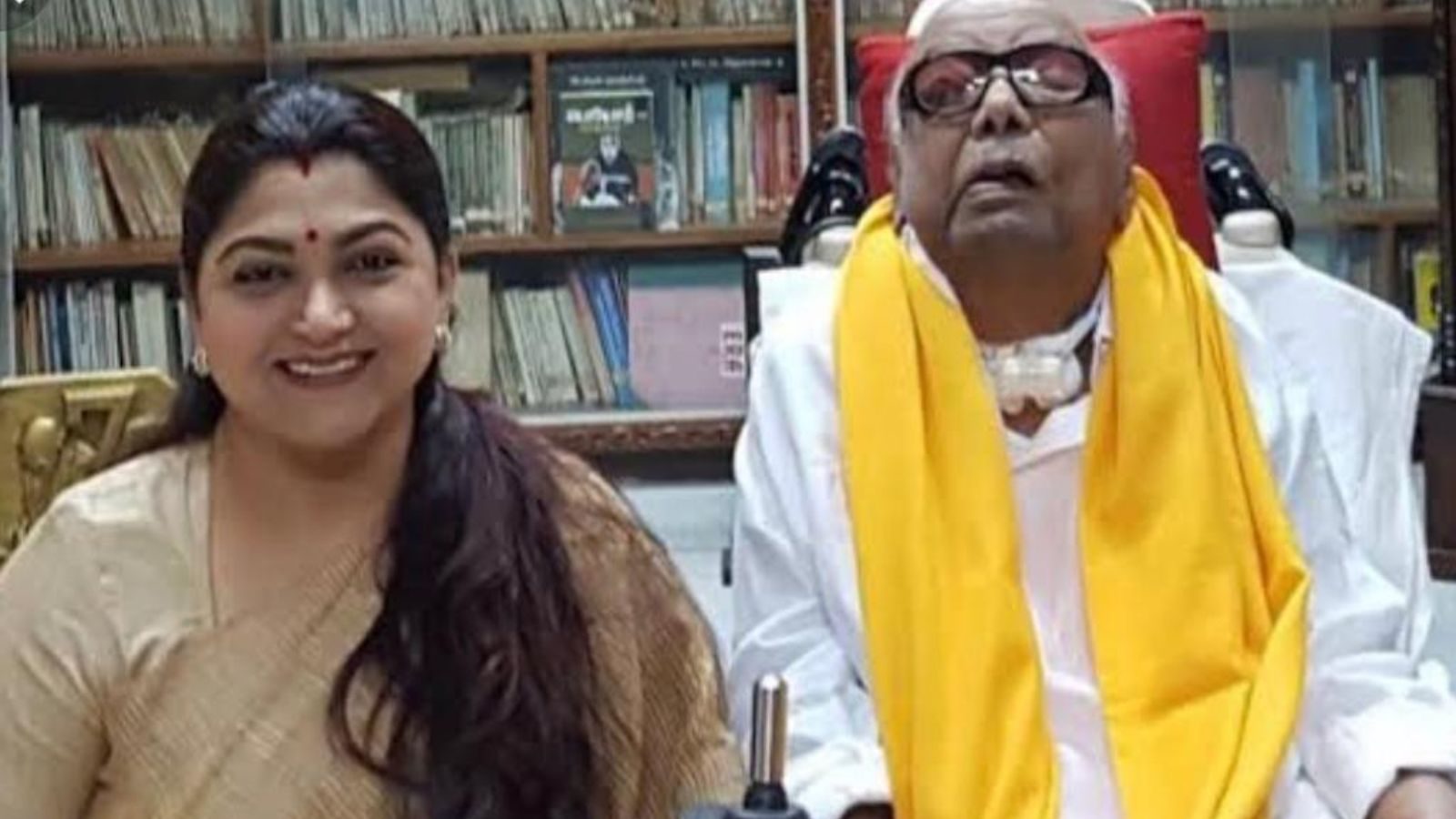 குரு பூர்ணிமா தினத்தில் முன்னாள் முதல்வர் கருணாநிதிக்கு நன்றி தெரிவித்த குஷ்பு